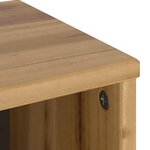 vidaXL Armoires latérales 5 Pièces ODDA 40x24x79 cm bois massif pin