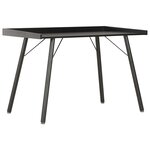 vidaXL Bureau Noir 90x50x79 cm