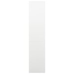 vidaXL Armoire de bureau Blanc 90x40x180 cm Acier