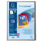 Protège document personnalisable PP Kreacover 60 vues assortis EXACOMPTA