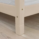 6 pieds de lit 10 cm FOOT beige