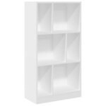 vidaXL Bibliothèque blanc 57x28 5x107 5 cm bois d'ingénierie