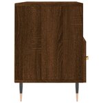 vidaXL Meuble TV chêne marron 102x36x50 cm bois d'ingénierie