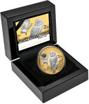 Pièce de monnaie en or 100 dollars g 31.1 (1 oz) millésime 2022 australia at night barn owl