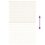 vidaXL Store zèbre beige marbré largeur du tissu 145 9 cm polyester