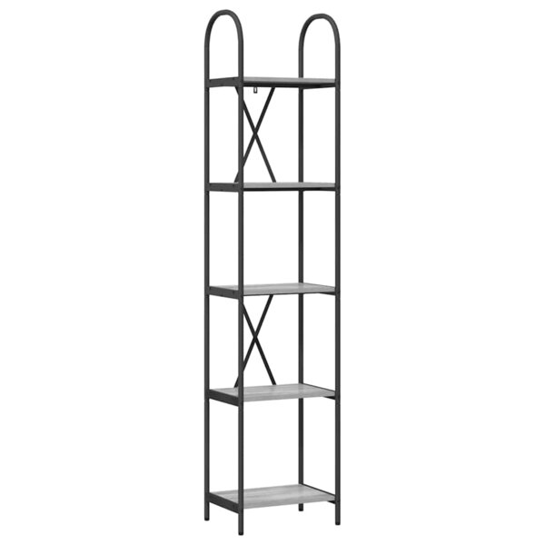 vidaXL Étagère Sonoma gris 40 x 30 x 183 cm Bois d'ingénierie