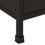 Vidaxl buffet 47x35x76 cm bois de manguier brut