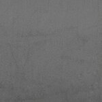 vidaXL Canapé 3 places repose-pieds Gris foncé 180 cm Tissu microfibre