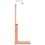 vidaXL Douche d'extérieur 206 cm Naturel