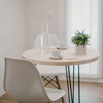 Plateau rond en pin 75 cm epaisseur 3 cm