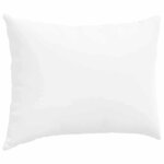 vidaXL Coussins de canapé 2 Pièces Blanc 70 x 50 cm tissu