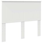vidaXL Tête de lit avec tête de lit Blanc 135 cm Bois d'ingénierie