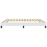 vidaXL Cadre de lit sans matelas blanc 160x200 cm similicuir