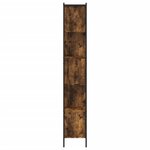 vidaXL Bibliothèque chêne fumé 102x28x172 cm bois d'ingénierie