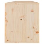 vidaXL Armoires murales 2 Pièces 80x30x35 cm Bois de pin massif