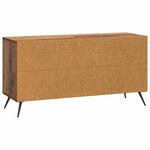 vidaXL Meuble TV Bois ancien 99 x 34 5 x 50 cm Bois d'ingénierie