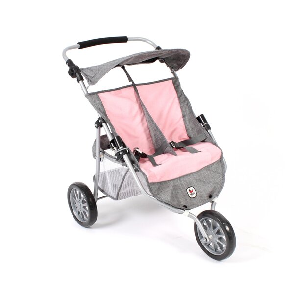 Bayer Chic 2000 697-15 - Poussette Jogger pour poupées jumelles - Coloris 15