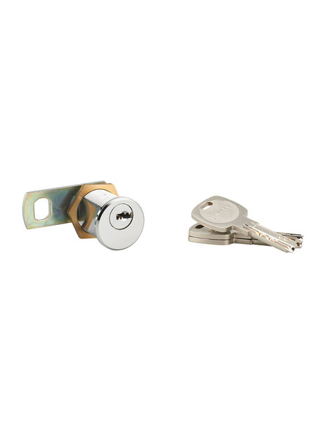 THIRARD - Batteuse filetée Transit 2  épaisseur maxi 23mm  laiton chromé  3 clés - THIRARD