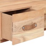 vidaXL Table basse 90x50x35 cm Bois de récupération massif