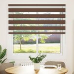 vidaXL Store zèbre marron 140x100cm largeur du tissu 135 9cm polyester
