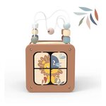 Cube d activités bois 5 en 1