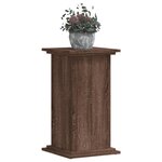 vidaXL Support pour plantes chêne marron 33x33x60 cm bois d'ingénierie
