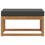 vidaXL Banc de Jardin Bois d'Acacia Massif Naturel
