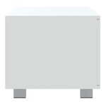 vidaXL Meuble TV Blanc 140x40 5x35 cm Bois d'ingénierie