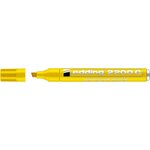 Marqueur Permanent 2200 C Corps Alu Jaune Pointe Biseautée 1-5 mm x 6 EDDING