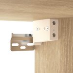 vidaXL Meubles TV 2 Pièces chêne sonoma 80x30x30 cm bois d'ingénierie
