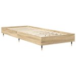 vidaXL Cadre de lit Chêne Sonoma 80 x 200 cm Bois d'ingénierie