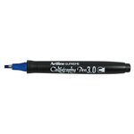 Marqueur 'calligraphy pen' pointe 3 mm coloris bleu artline