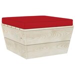 Vidaxl salon de jardin palette 10 pièces avec coussins épicéa imprégné
