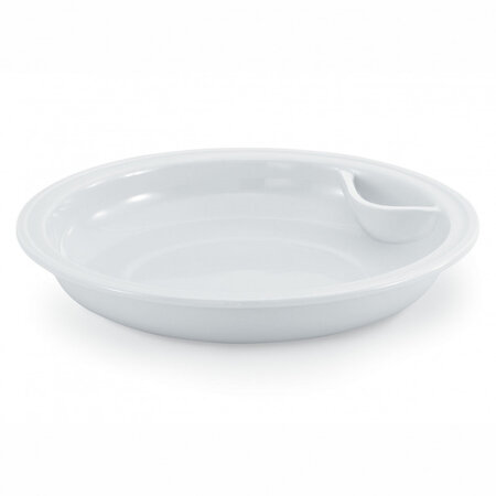 Bac alimentaire porcelaine rond pour chafing dish inox - pujadas -  - porcelaine4