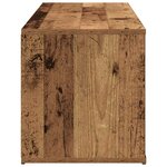 vidaXL Meuble TV vieux bois 120x34x37 cm bois d'ingénierie