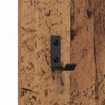 vidaXL Porte-manteau mural Montage mural Bois ancien 30 x 1.5 x 80 cm