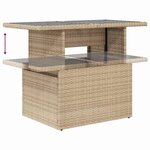 vidaXL Ensemble de canapé de jardin 11 Pièces beige et gris clair