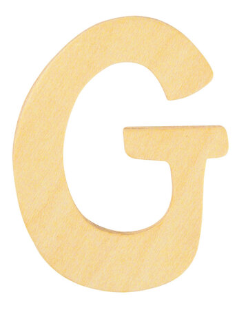 Alphabet en bois 6 cm Lettre G