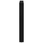 vidaXL Pieds de table à manger en forme de V 2 pièces Noir 90 x (72-73 3) cm Acier