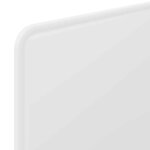 vidaXL Tête de lit avec tête de lit Blanc 75 cm Bois d'ingénierie