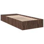 vidaXL Cadre de lit sans matelas chêne marron 90x200 cm