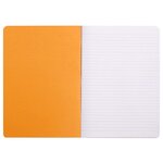 Cahier Piqué Orange - A4 21x29,7 - Ligné - 96 pages