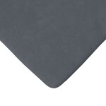 vidaXL Coussins de siège 4 Pièces Gris foncé 40 x 40 x 3 cm Velours