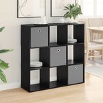vidaXL Buffet Chêne noir 102 x 31 x 99 5 cm