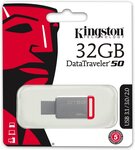Clé USB 3.1 Kingston DataTraveler 50 - 32Go