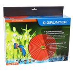 GRÜNTEK Kit de tuyau d'arrosage flexible 8 pièces KING COBRA 22 5 m