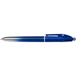 Blister 5 stylos 4 couleurs Smooth métal