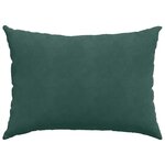 vidaXL Coussins de canapé 2 Pièces Vert foncé 70 x 50 cm