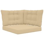 vidaXL Coussin de canapé d'extérieur Polyester Beige 68 5 x 68 5 cm