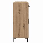 vidaXL Buffet Chêne artisanal 69 5 x 34 x 90 cm Bois d'ingénierie